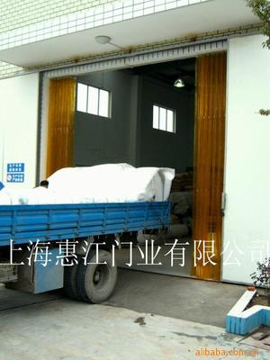 PVC折叠门帘生产 批发/ 折叠软门帘销售安装 厂家 五年质保-上海惠江门业 -